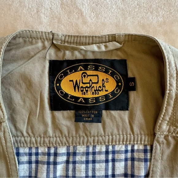 Vintage Khaki Woolrich Fishing Vest - Picture 5 of 7